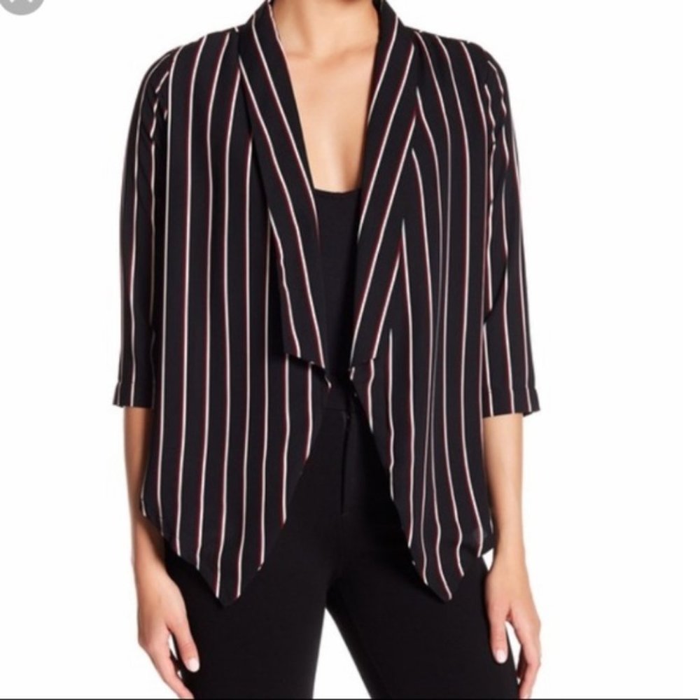 NWOT Emelia Drape Stripe Jacket (Blazer)